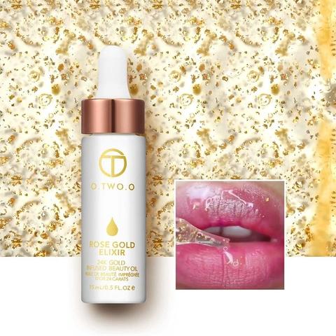 24k Rose Gold Elixir Skin Make Up Oil For Face Essential Oil Before Primer Foundation Moisturizing Face Oil Anti-aging - ROUTINE FASHION